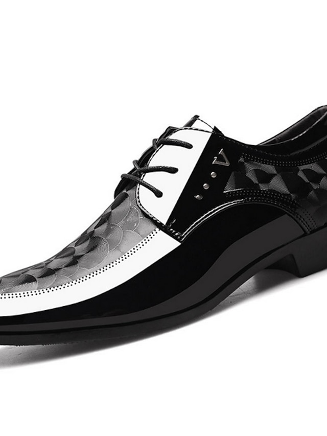  Men's Comfort Shoes PU Fall & Winter Oxfords Brown / Black
