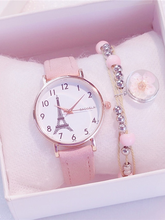  Women's Quartz Watches Analog Quartz Fashion Chronograph Cute Adorable / One Year / PU Leather