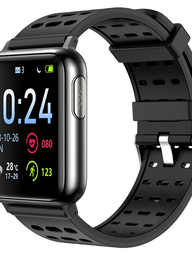  V9 Smart Watch Smartur Bluetooth EKG + PPG Skridtæller Samtalepåmindelse Aktivitetstracker Sleeptracker Kompatibel med Dame Herre Pulsmåler Blodtryksmåling Sundhedspleje Afstandssporing