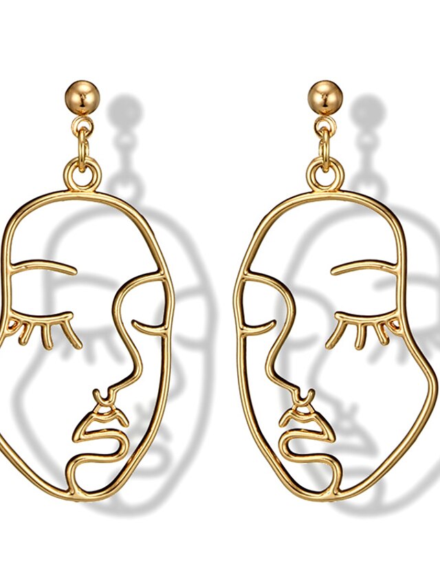  Damen Ohrring Klassisch Mini Ohrringe Schmuck Gold Für Weihnachten Party Jahrestag Karnival Festival 1 Paar
