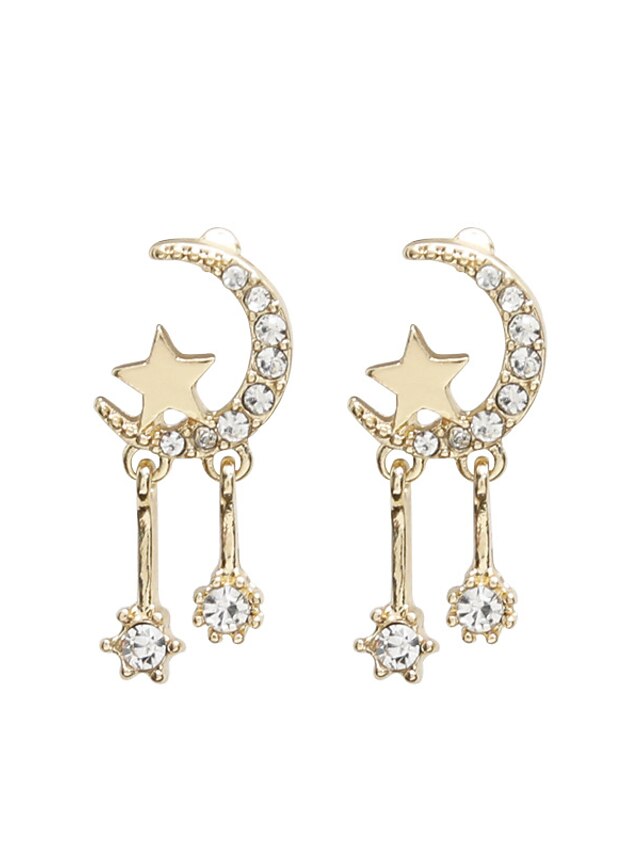  Women's Earrings Classic Mini Earrings Jewelry Gold For Christmas Party Anniversary Carnival Festival 1 Pair
