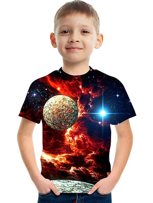  Unisex Kid's Graphic 3D Print Casual T Shirt