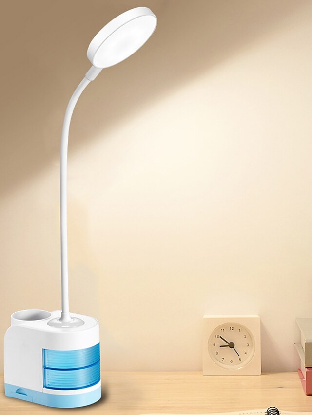  Lámpara de Escritorio Recargable / Protección para los Ojos / Ajustable Contemporáneo moderno Alimentado por USB Para Dormitorio / Habitación de estudio / Oficina DC 5V Azul Piscina / Rosa