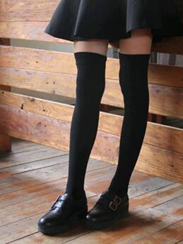  Kids Girls' Underwear & Socks Black Solid Colored