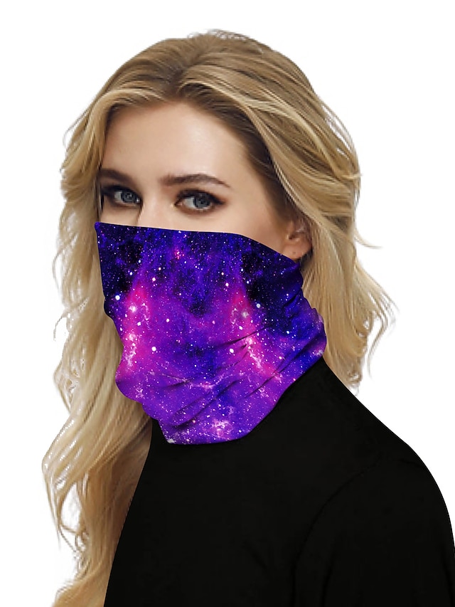  Unisex Party / Active / Basic Infinity Scarf - Galaxy / Print / Color Block