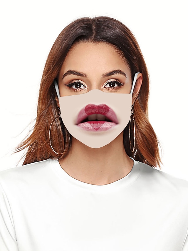  Gesichtsbedeckung Damen Polyester Einheitsgröße Beige 1 Stück / Packung Erwachsene Anti - UV - Beschichtung Alltag Grundlegend Ganzjährig