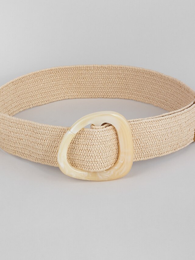  Women's Vintage Waist Belt - Color Block