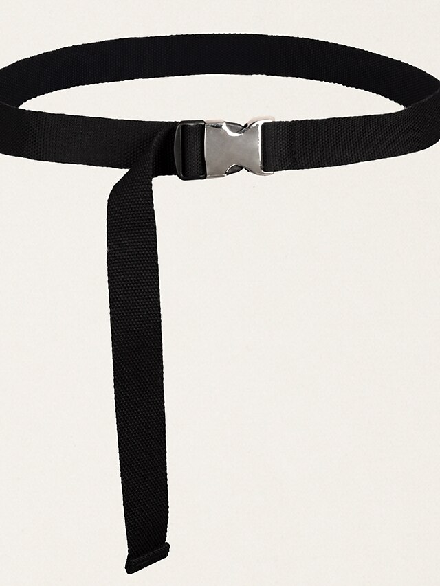  Work Unisex Waist Belt Solid Colored