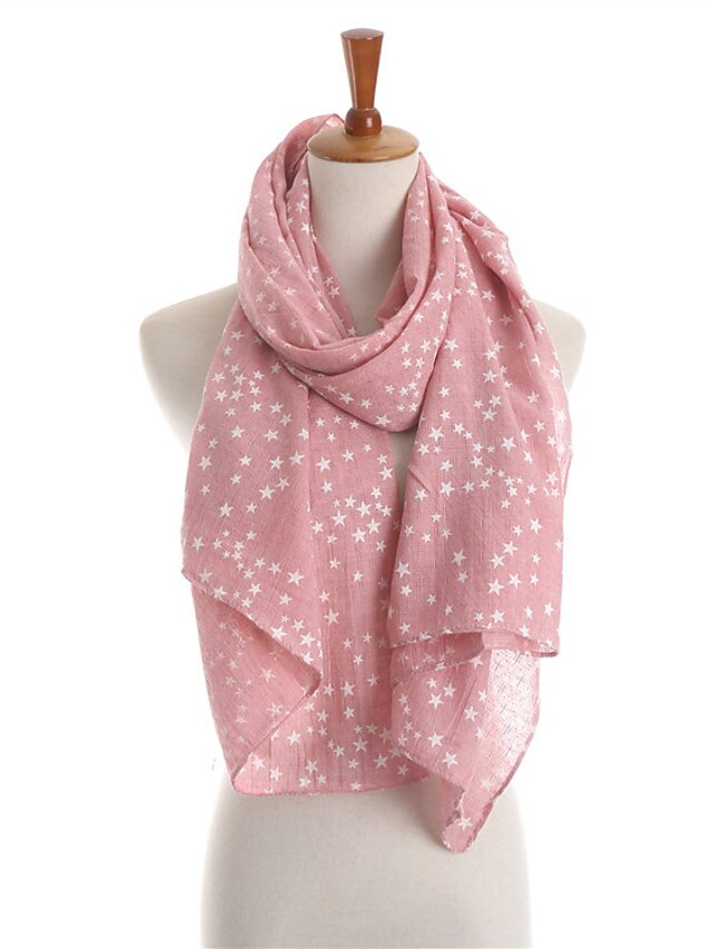  Women's Active Rectangle Scarf - Print Washable