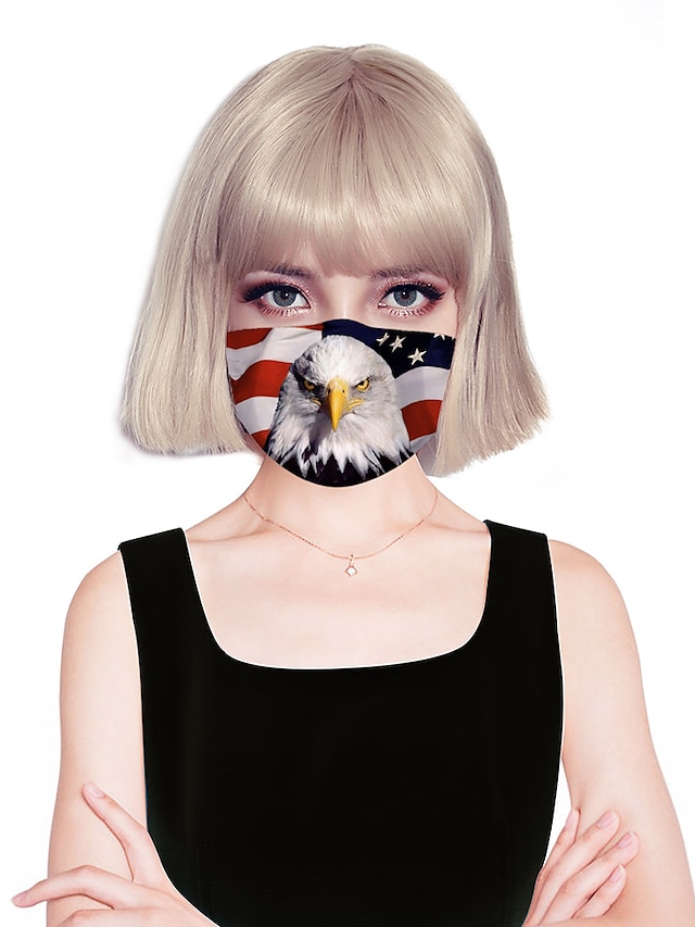  Women's Face cover Fashion Spandex Eagle HomeMask / Layered / Fall / Winter / Spring / Summer