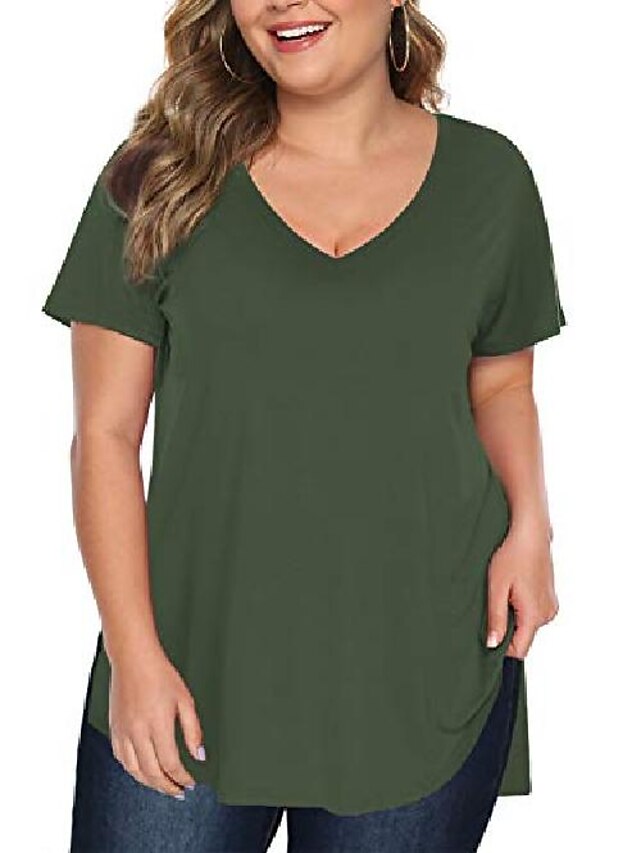  womens stretchy round neck t shirt cold shoulder tee shirts
