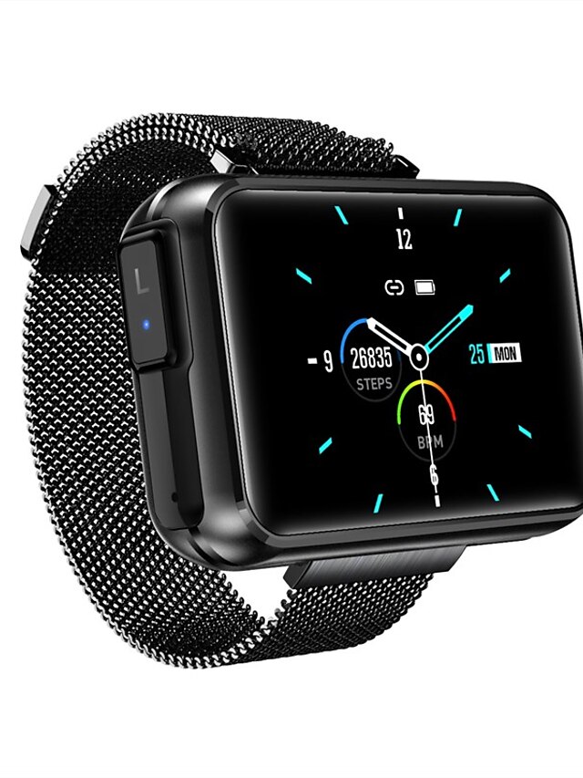  T91 Unisexo Smartwatch Reloj elegante Bluetooth Monitor de Pulso Cardiaco Medición de la Presión Sanguínea Calorías Quemadas Larga espera Atención de Salud Podómetro Recordatorio de Llamadas