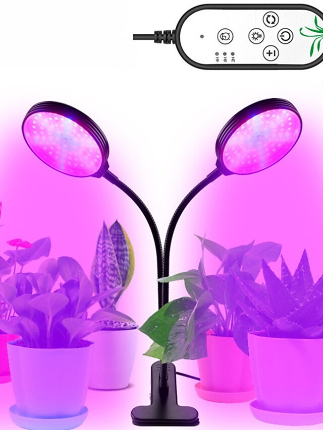  1 piezas 30 w atenuación usb led luz de crecimiento lámparas de plantas led espectro completo lámpara fito temporizador para plántulas de flores vegetales de interior