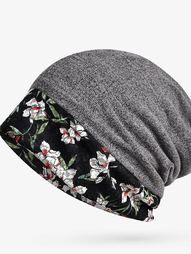  Women's Floppy Hat Dailywear Floral Hat / Basic / Fall / Winter / Cotton