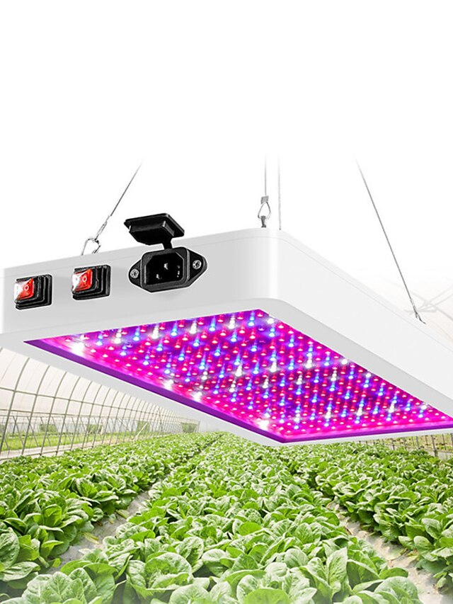  1pc artoo doble interruptor led grow light 216 leds 312 leds espectro completo para invernadero interior grow tent phyto lámpara para plantas