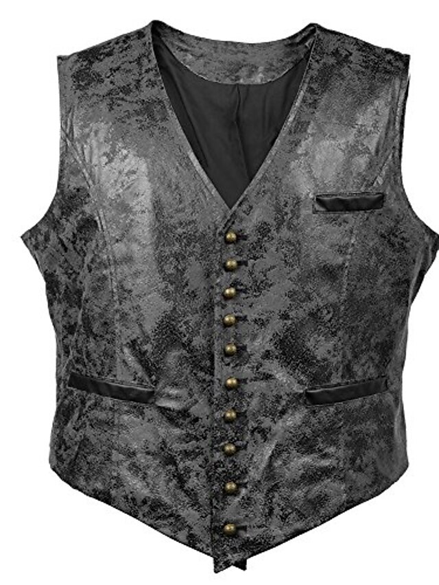  victorian vagabond steampunk gothic retro wind cowboy jacket men's vest