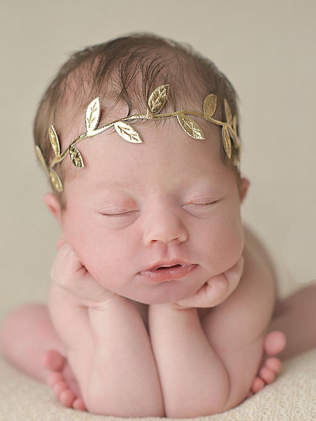  1 Stück Baby Mädchen Süß Bäume / Blätter Haarzubehör Silber / Gold / Stirnbänder