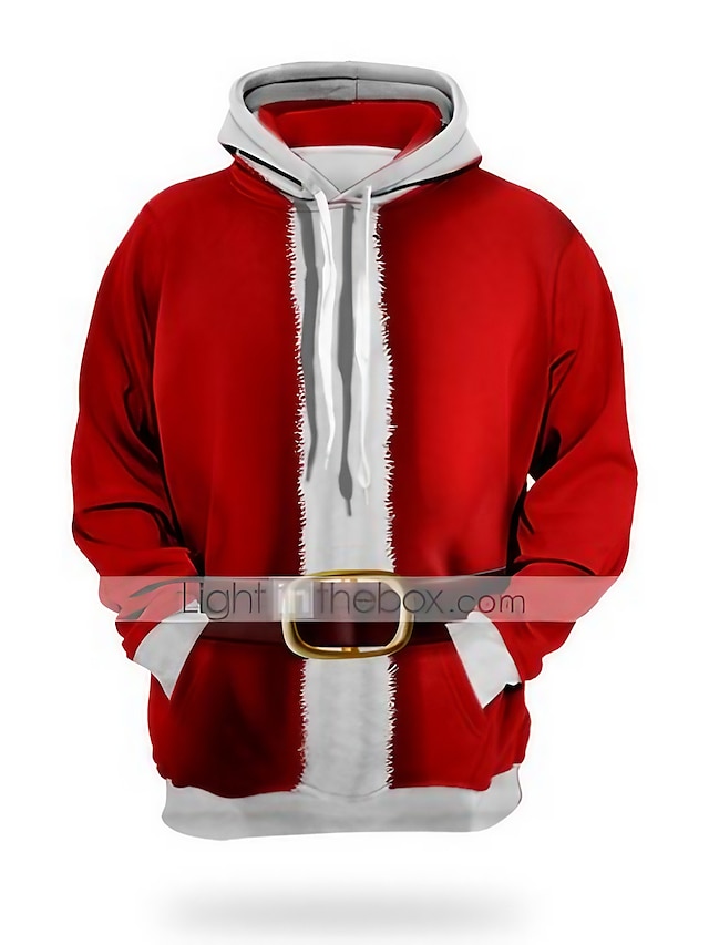  herre pullover hættetrøje sweatshirt grafisk 3d grim hættetrøje daglig 3d print 3d print hættetrøjer sweatshirts lange ærmer rød