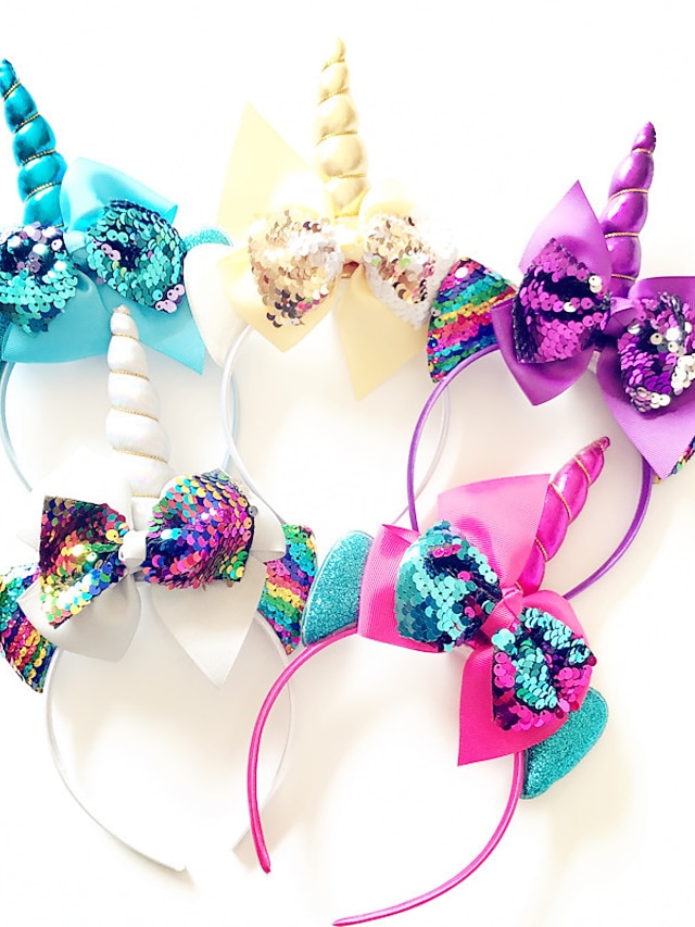  1pcs Toddler Girls' Sweet Floral Bow Hair Accessories Blue / Purple / Fuchsia