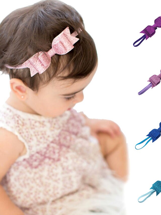  1pcs Toddler Unisex Sweet Cartoon Sequins / Bow Hair Accessories Black / Blue / Purple One-Size