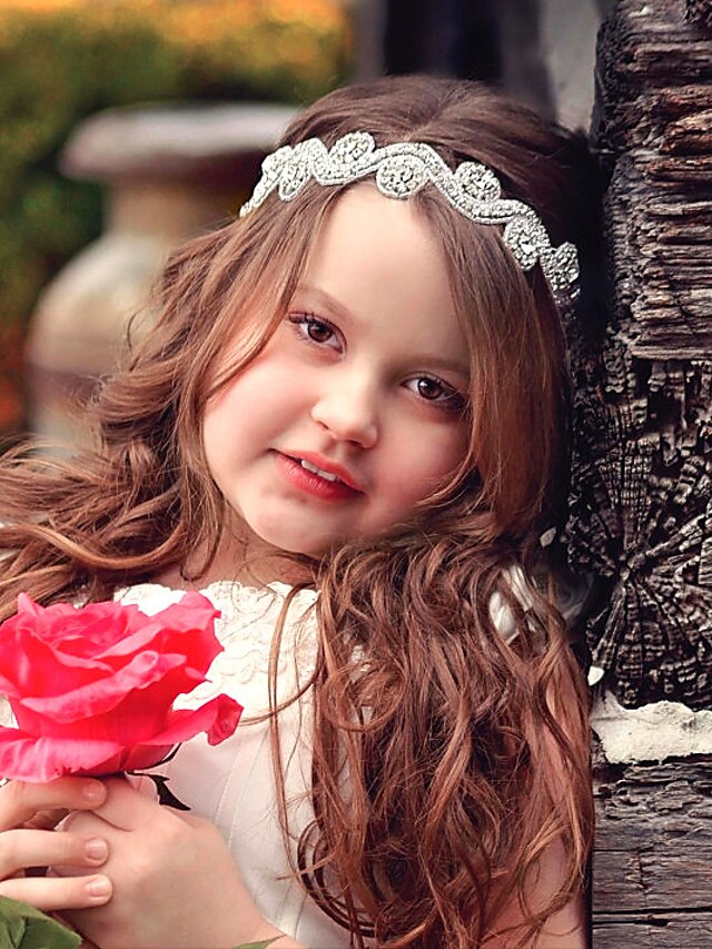  1pcs Kids Girls' Sweet Floral Floral Style Hair Accessories White / Headbands