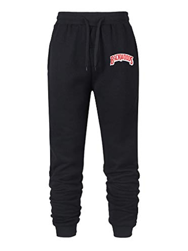  soft backwoods hoodie sweatpants men youth drawstring sports sweat pants trousers joggers pants with pockets