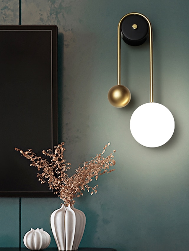  Mini Style Creative Modern Nordic Style LED Wall Lights Living Room Bedroom Iron Wall Light 110-240 V
