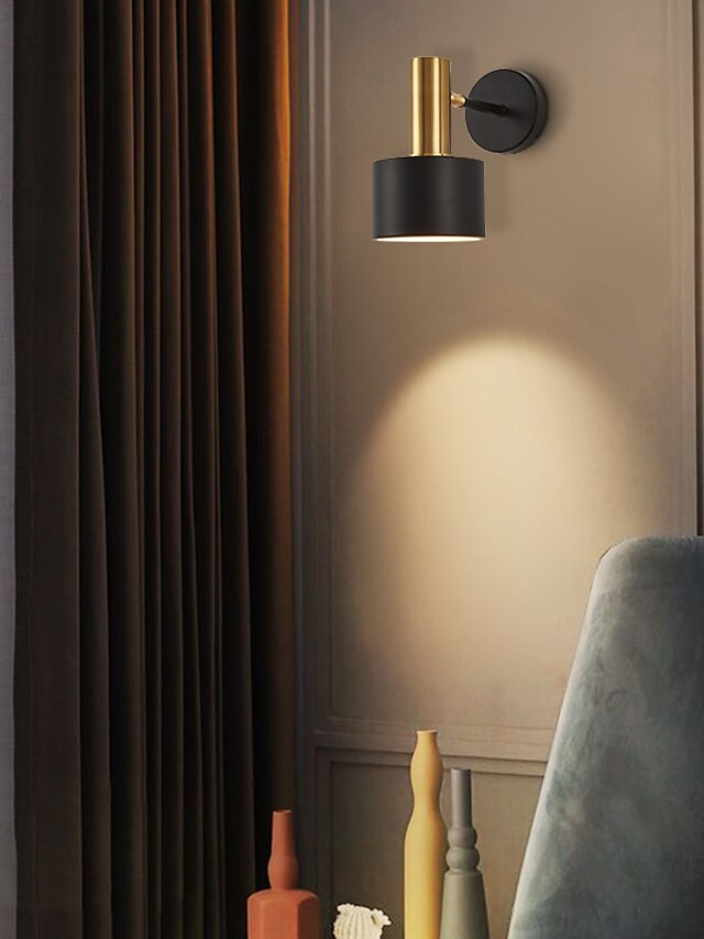  lâmpadas led de parede modernas& arandelas para sala de estar quarto aplique de liga de alumínio 110-120v 220-240v 10 w