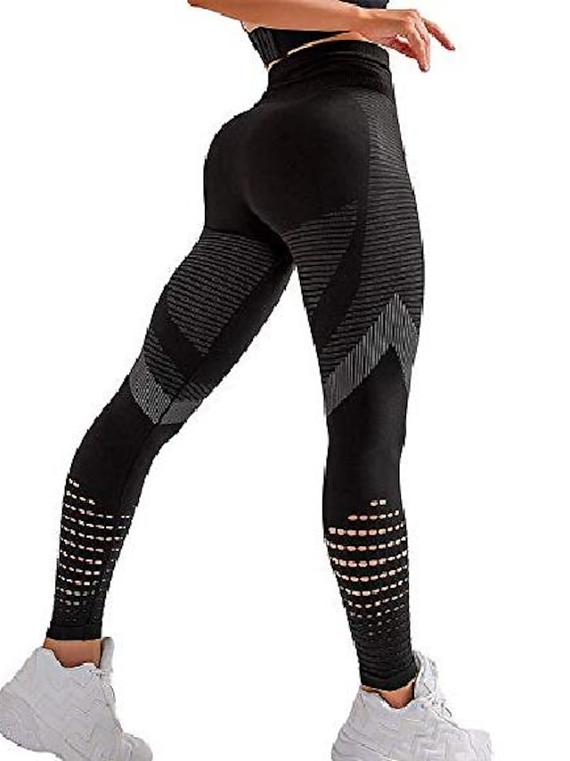  kvinders sømløse vitale leggings høj talje elastisk sport push up fitness gym yoga bukser strømpebukser træning sportstøj