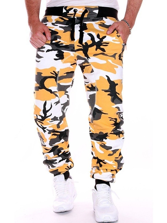  Men's Camouflage Cotton Sweatpants Joggers