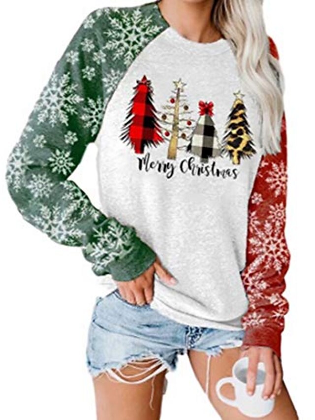  Frauen fröhlich betrunken Ich bin Weihnachten Shirt Tops Frauen Langarm Baseball T-Shirts für Weihnachten