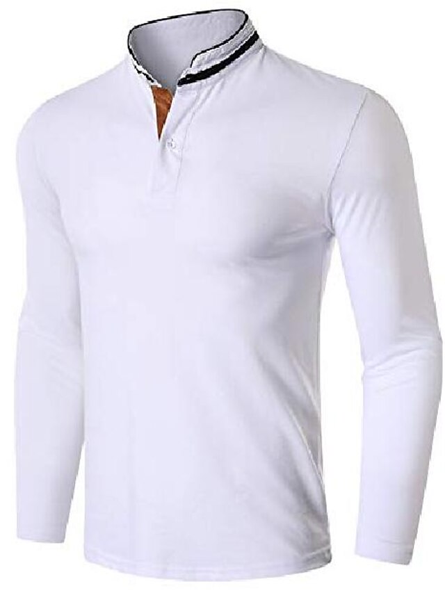  camisas de golfe Camisa de golfe Camisa de tênis Blusas Algodão Preto Branco Azul Marinha