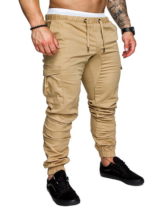  Men's Streetwear Cargo Pants in 100% Cotton