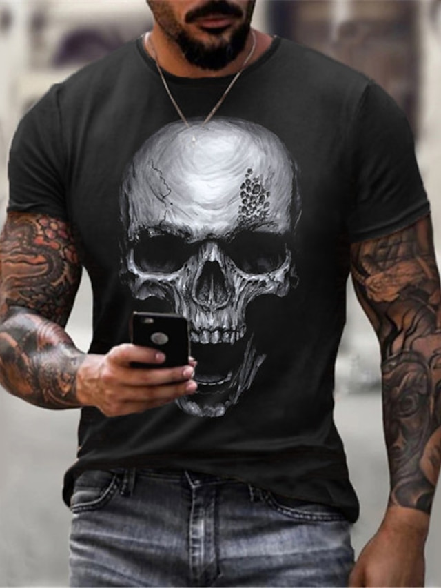 Halloween T-Shirt Herren - Blutspritzer Design Für Grusel-Partys