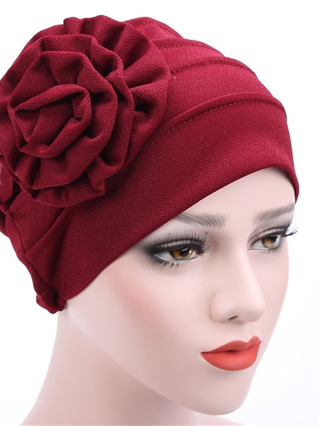  Femme Chapeau Bonnet / Slouchy Portable Mode Extérieur Plein Air Quotidien Fleur Couleur monochrome