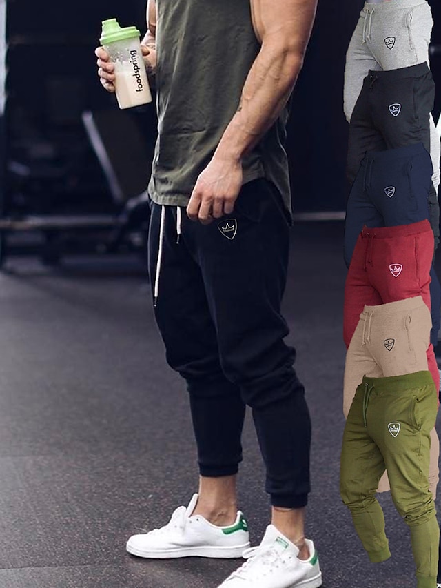  Men's 3D Printed Cotton Joggers for Athleisure
