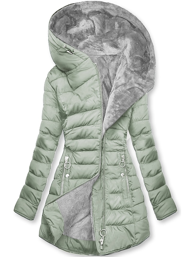  Women's Casual Street Puffer Winter Jacket