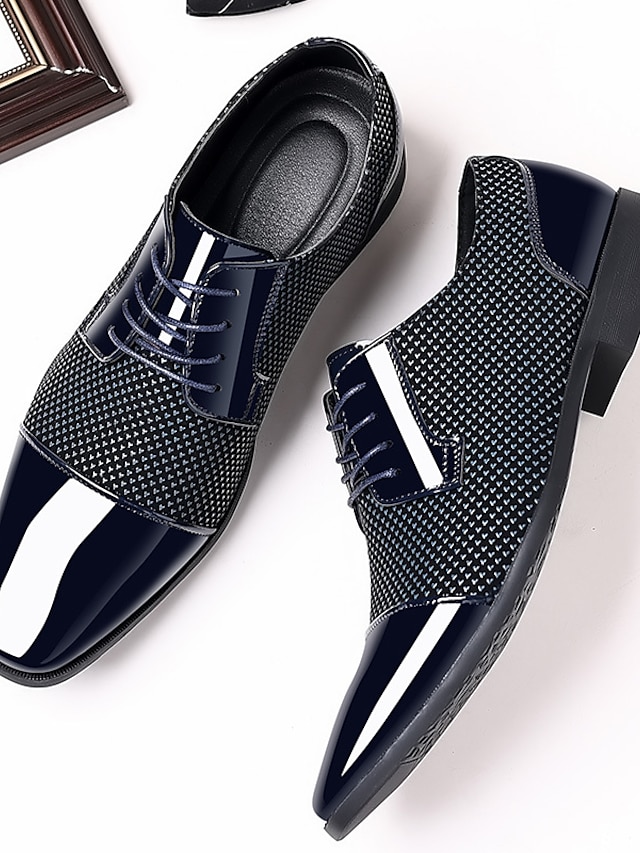  Men's British Style Business Casual Oxfords