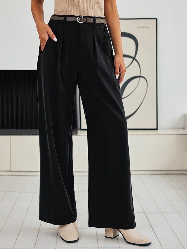  Corduroy High Waist Wide Leg Pants