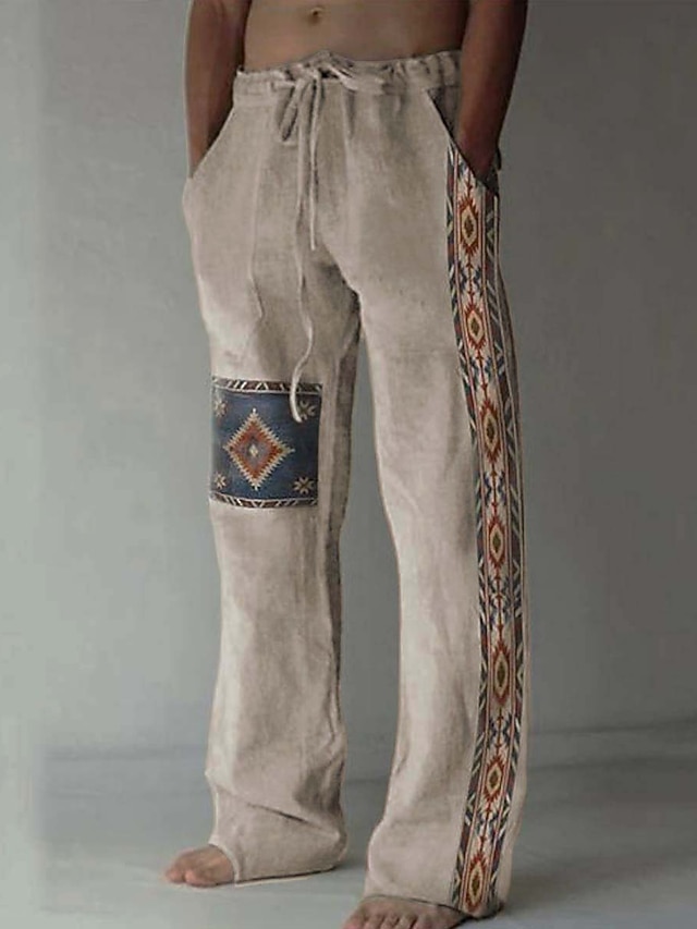 Commercio Equo Pantaloni Yoga Uomo Guru-Shop Stile Etnico Goa