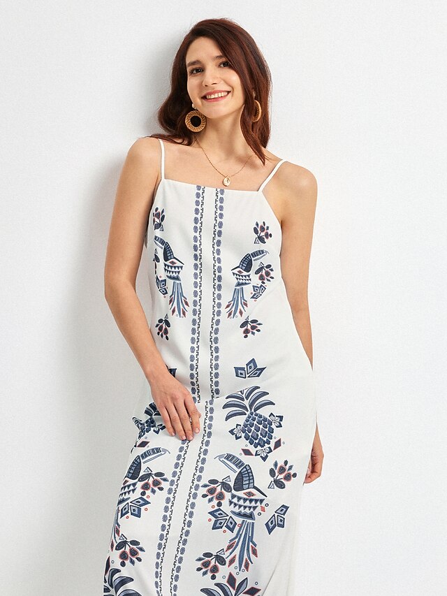  Floral Vacation Maxi Dress