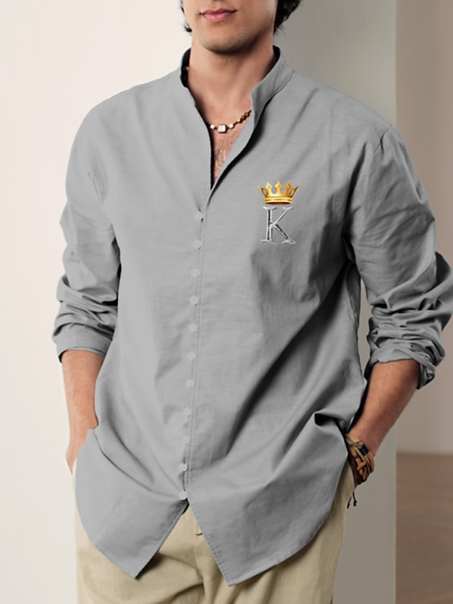  King's Linen Button Up Shirt