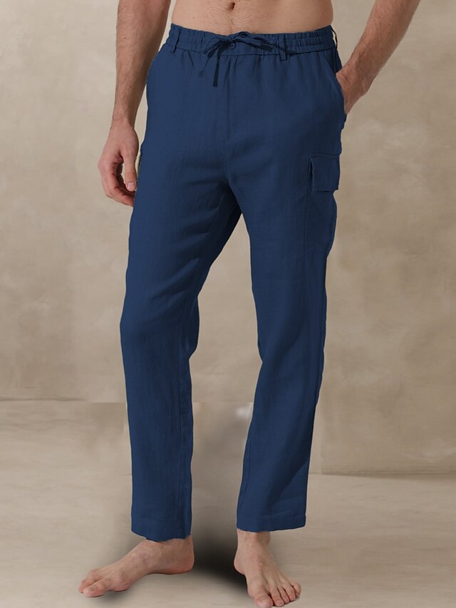  Men's Linen Casual Pants