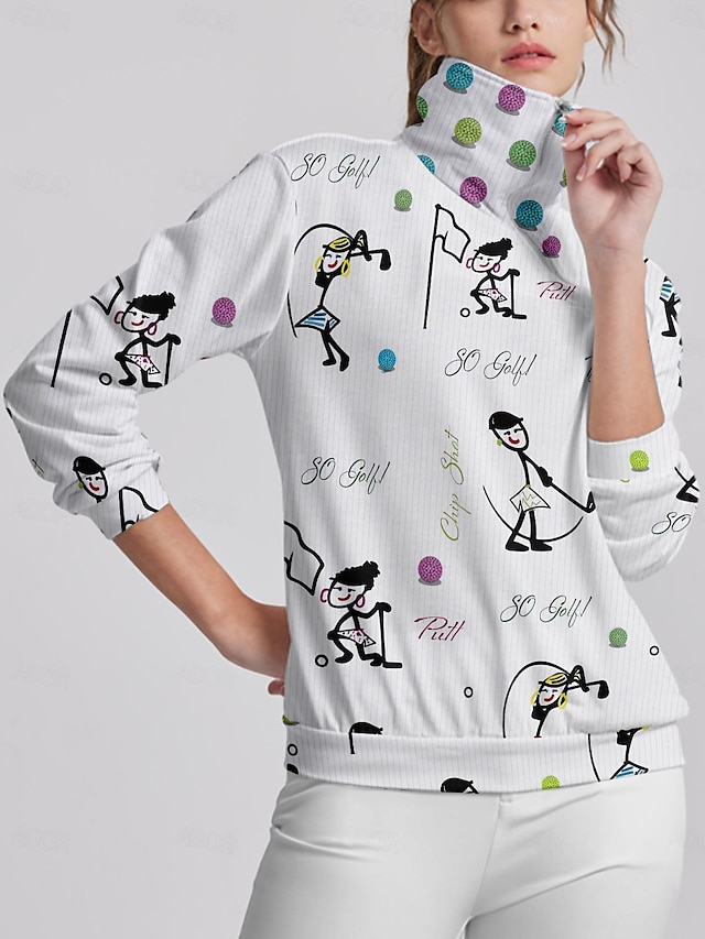  Women's Golf Pullover Sweatshirt