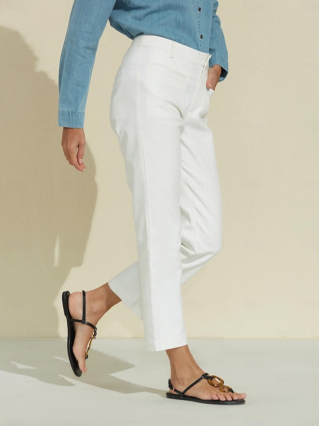  Casual Daily Cropped Pants