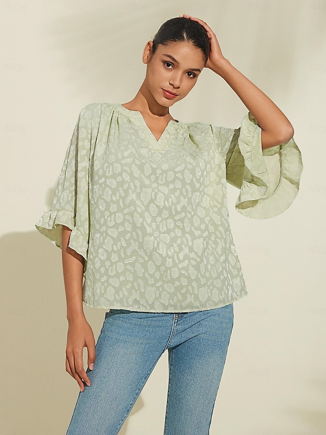  Solid Daily Wear Peplum Top