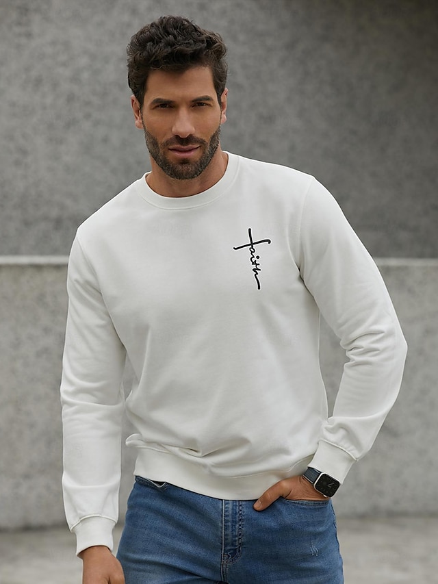  Mænds Designer Holiday Streetwear Sweatshirt