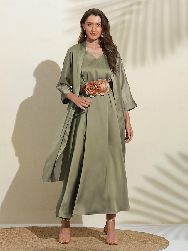  Kimono Casual para Mujer en Satén Talla S M L