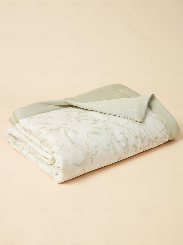  Floral Printed Cooling Tencel Quilt