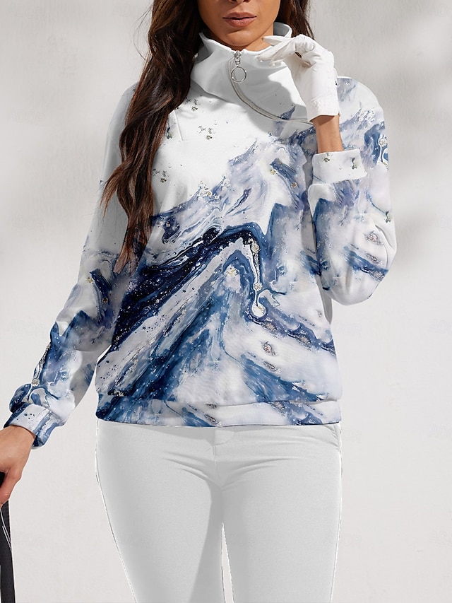  Elegant Long Sleeve Golf Pullover Sweatshirt